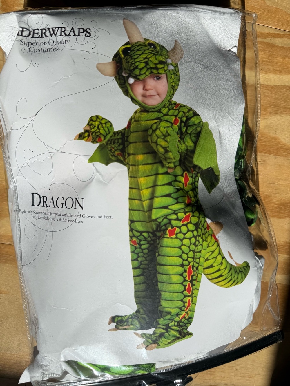 Kids Green Dragon Costume - Dragon